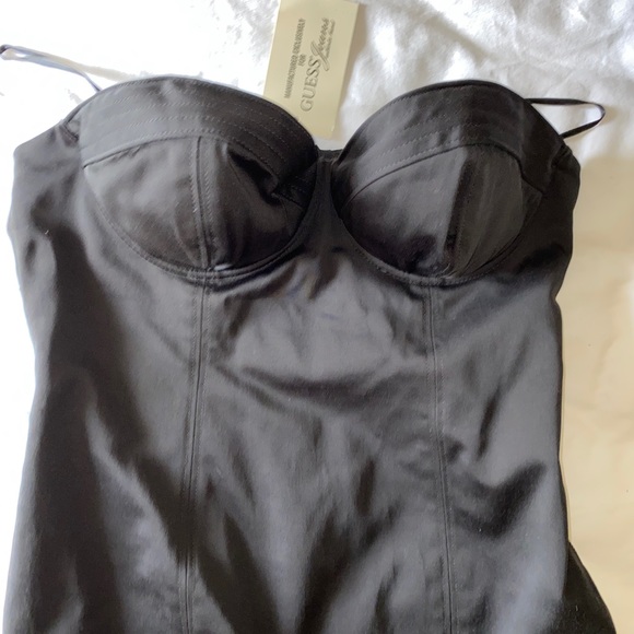 Guess Marciano Corset Bustier Feather Dress NWT - Picture 3 of 10